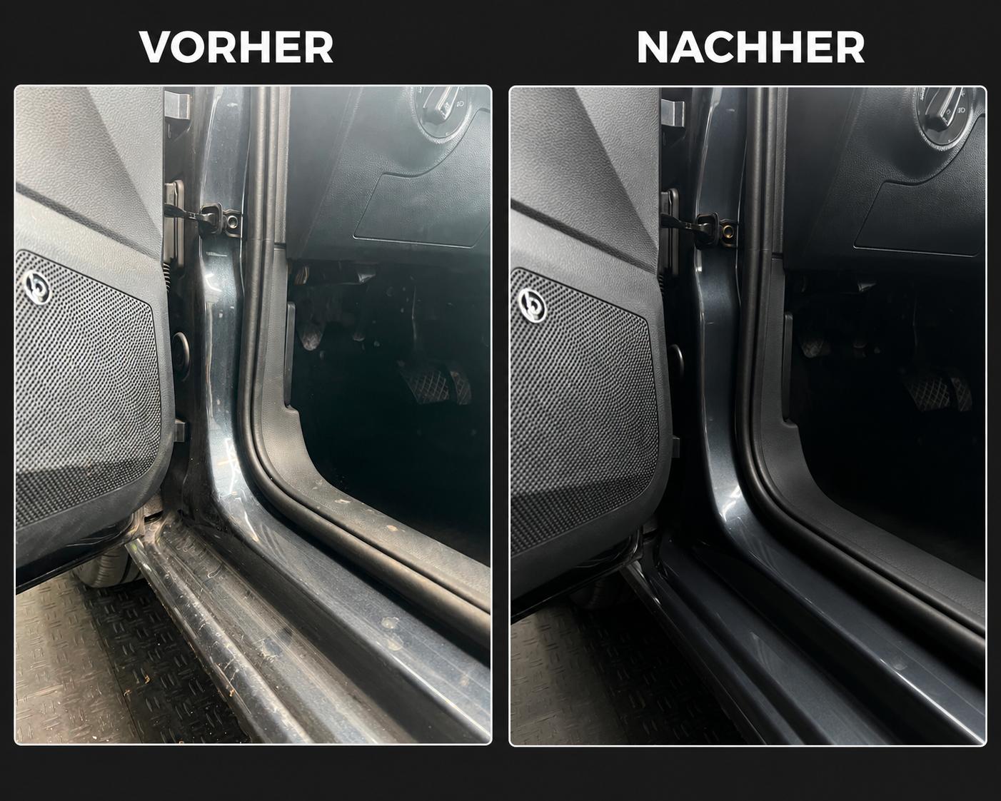 Vorher Nachher – Einstiegsleiste